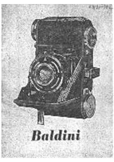 Balda Baldini manual. Camera Instructions.